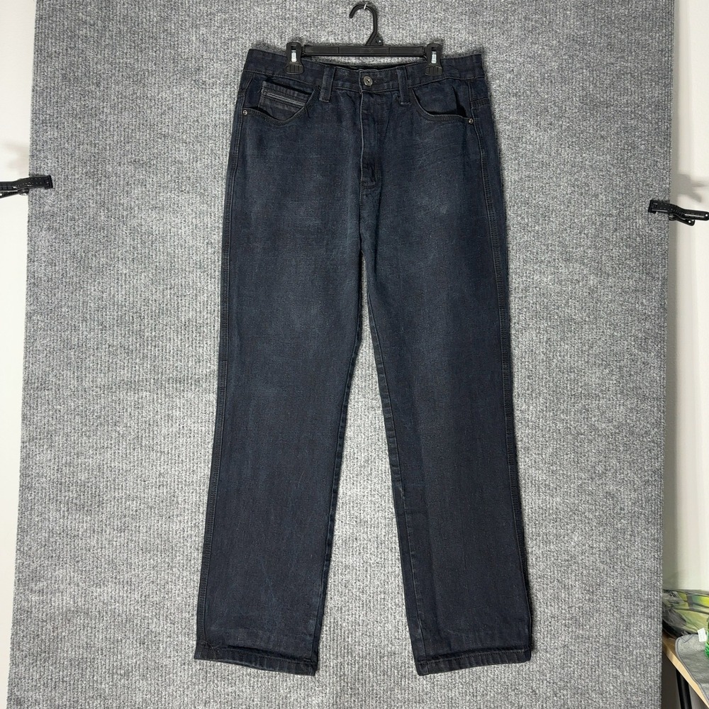 Most Ofcl Sviin Jeans Mens 38x34 Black Streetwear Baggy Denim MO7ONLINE